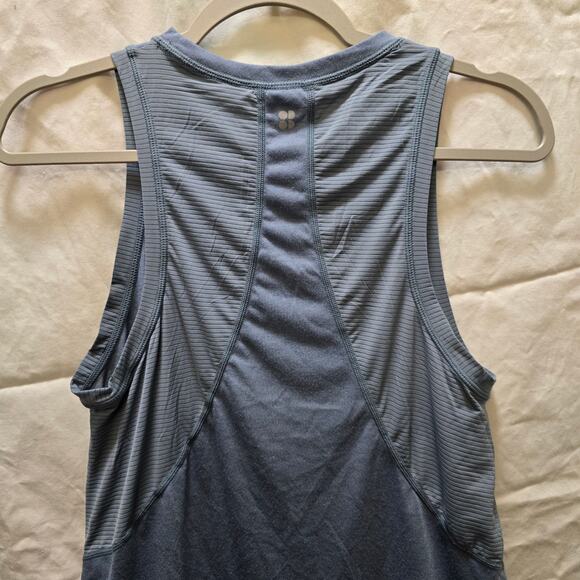 Sweaty Betty London blue racerback athleisure tank size 4-6 small athletic - Picture 8 of 9